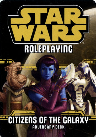 Star Wars roleplaying adversary deck