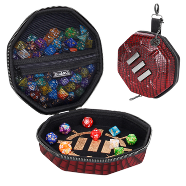 ENHANCE Collectors Edition Tabletop Dice Case - Red