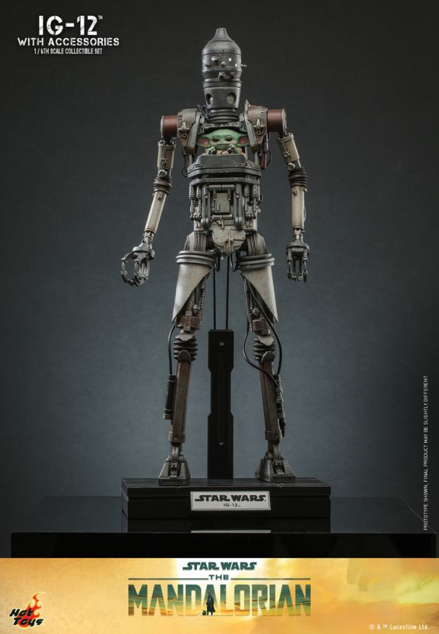 Star Wars: Mandalorian - IG-12  1:6 Scale Action Figure Set