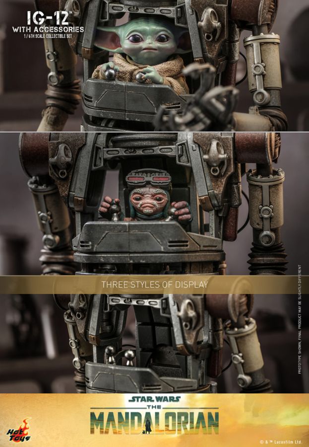 Star Wars: Mandalorian - IG-12  1:6 Scale Action Figure Set