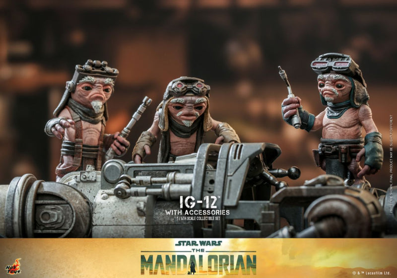 Star Wars: Mandalorian - IG-12  1:6 Scale Action Figure Set
