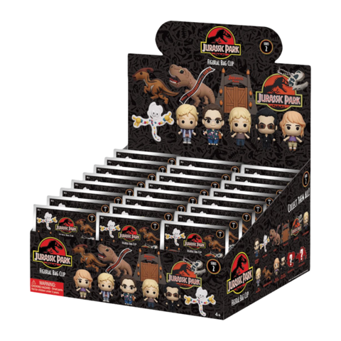 Jurassic Park - 3D PVC Bag Clips S02 Blind Bag 24ct CDU