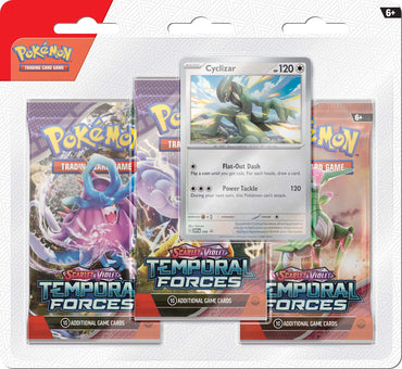 POKEMON TCG - Scarlet & Violet 5 Temporal Forces Three Booster Blister