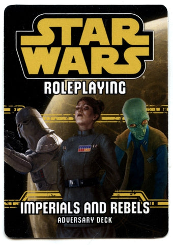 Star Wars roleplaying adversary deck