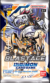 Digimon Card Game Blast Ace BT14 Booster Display