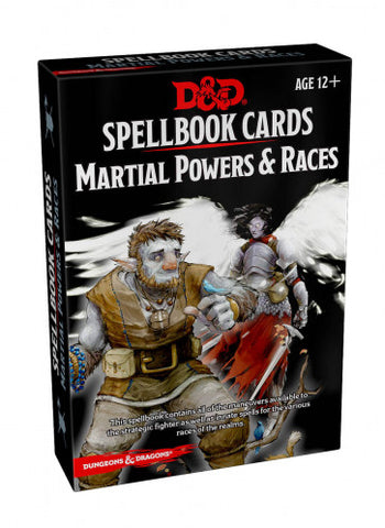 Dungeons & Dragons D&D Spellbook Cards Martial Powers