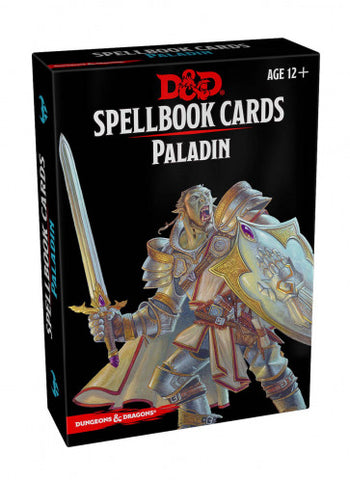 Dungeons & Dragons D&D Spellbook Cards Paladin