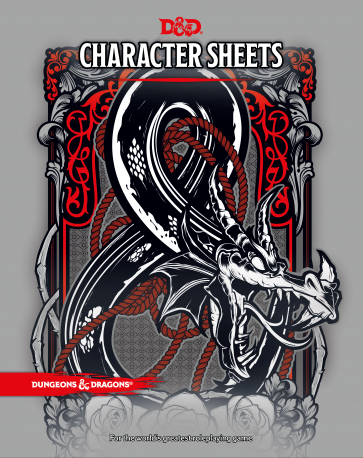 Dungeons & Dragons D&D Dungeon Character Sheets