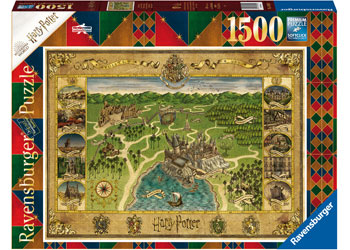 Ravensburg - Harry Potter Hogwarts Map 1500pc