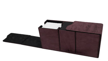 Ultra Pro Deck Box Alcove Vault Suede - Ruby