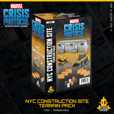 Marvel Crisis Protocol Miniatures Game NYC Construction Site Terrain