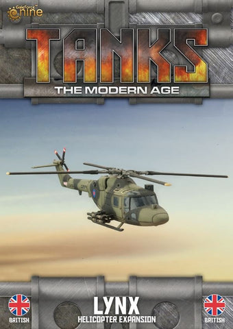 TANKS Modern UK Lynx Helicopter