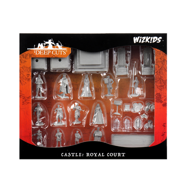 WizKids Deep Cuts Unpainted Miniatures Towns People Castle: Royal Court