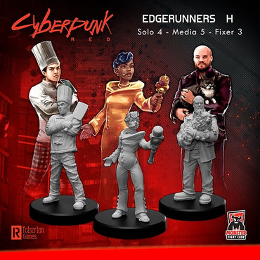 Cyberpunk Red RPG: Edgerunners H - Solo, Media, Fixer