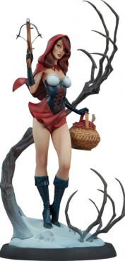 Fairytale Fantasies - Red Riding Hood Statue