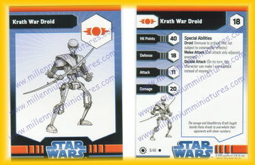SWJA Krath War Droid 08/40 C