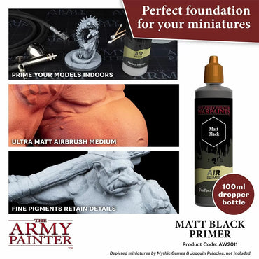 Army Painter - Warpaints Air - Air Primer Black 100 ml
