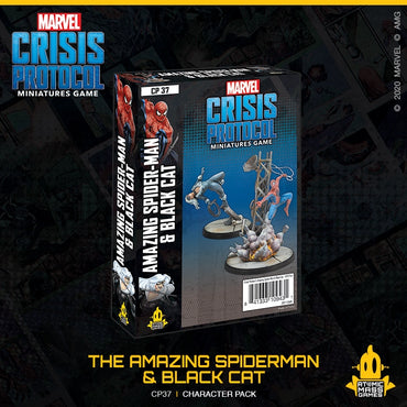 Marvel Crisis Protocol Miniatures Game Amazing Spider-Man & Black Cat