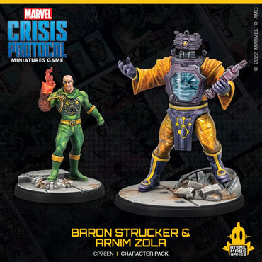 Marvel Crisis Protocol Miniatures Game Baron Strucker & Arnim Zola