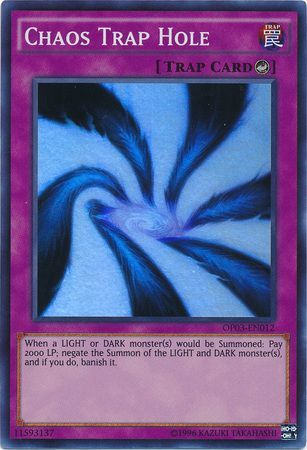 yugioh powerful trap cards Chaos Trap Hole [OP03-EN012] Super Rare