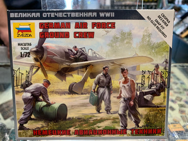 Zvezda 6188 1/72 German airforce ground crew Plastic Model Kit