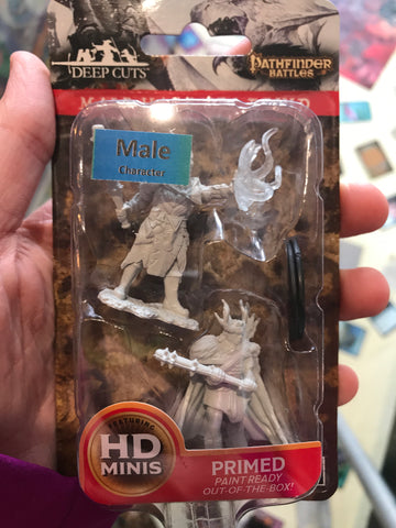 Miniature - Male Half-Orc Druid