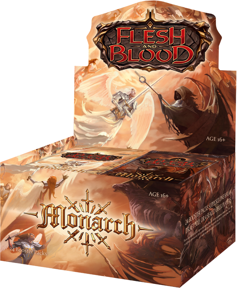 Flesh and Blood Monarch Monarch First Edition Booster Display