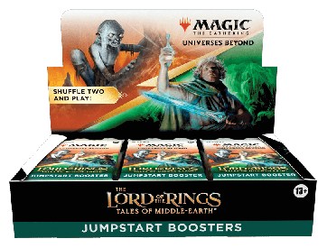 Magic The Gathering: Universes Beyond: The Lord of the Rings: Tales of Middle-Earth Set Jump Start Booster Display