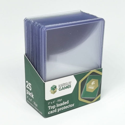 LPG Top Loader Card Protector 3"x4" 35pt