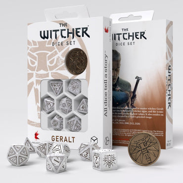 The Witcher Dice Set. Geralt - The White Wolf (7)