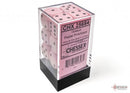 Chessex 16mm D6 Dice Block Opaque Pastel Pink/Black