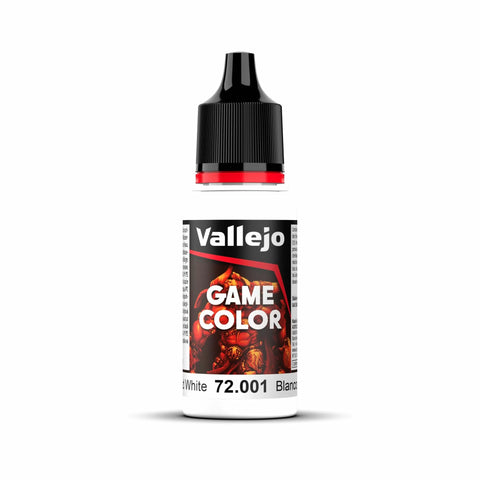 Vallejo - Game Colour - Dead White 18ml Acrylic Paint - New Formulation