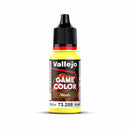 Vallejo - Game Colour - Wash - Yellow 18ml Acrylic Paint - New Formulation