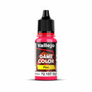 Vallejo - Game Colour - Fluorescent Red 18ml Acrylic Paint - New Formulation