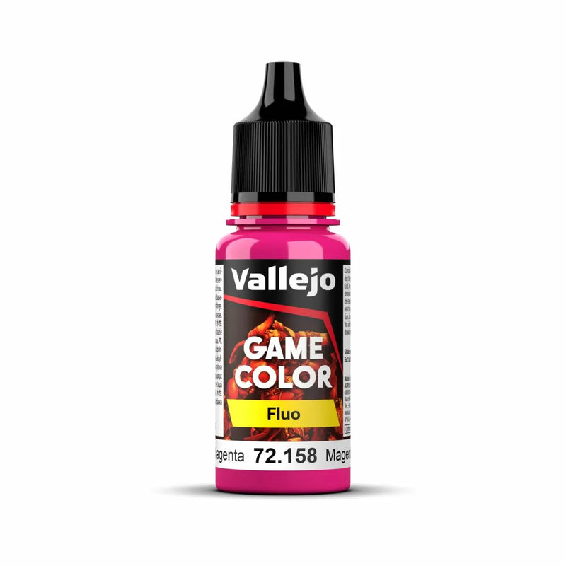 Vallejo - Game Colour - Fluorescent Magenta 18ml Acrylic Paint - New Formulation