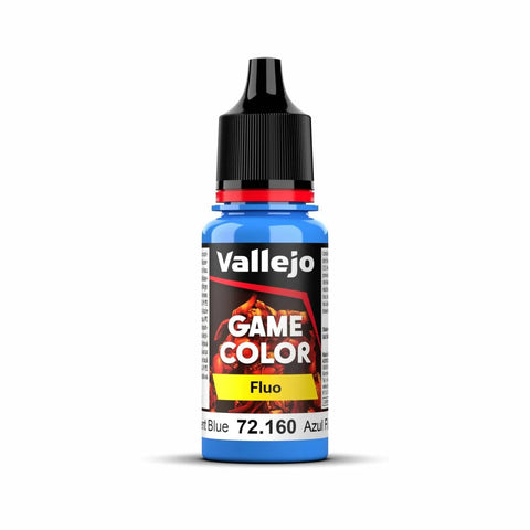 Vallejo - Game Colour - Fluorescent Blue 18ml Acrylic Paint - New Formulation