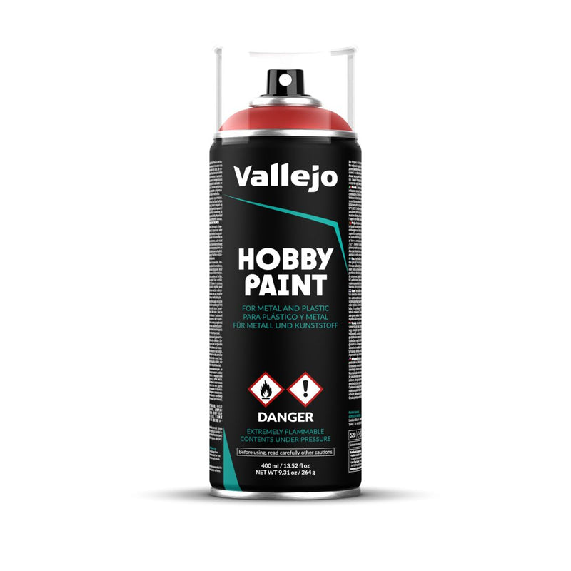 Vallejo - Aerosol Spray Primer - Scarlet Red 400ml