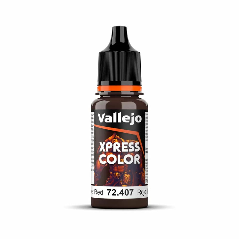 Vallejo - Game Colour Xpress Colour - Velvet Red 18ml Acrylic Paint - New Formulation