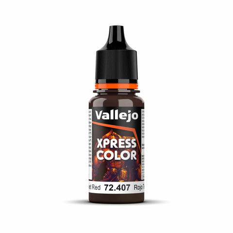 Vallejo - Game Colour Xpress Colour - Velvet Red 18ml Acrylic Paint - New Formulation