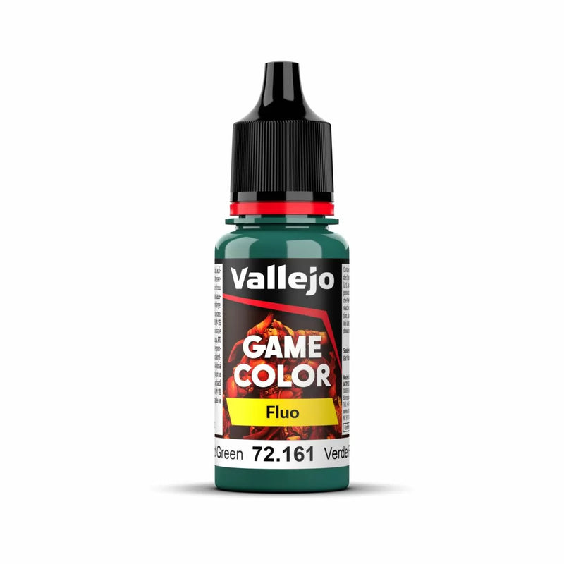 Vallejo - Game Colour - Fluorescent Cold Green 18ml Acrylic Paint - New Formulation