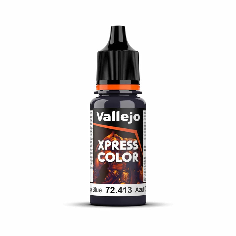 Vallejo - Game Colour Xpress Colour - Omega Blue 18ml Acrylic Paint - New Formulation