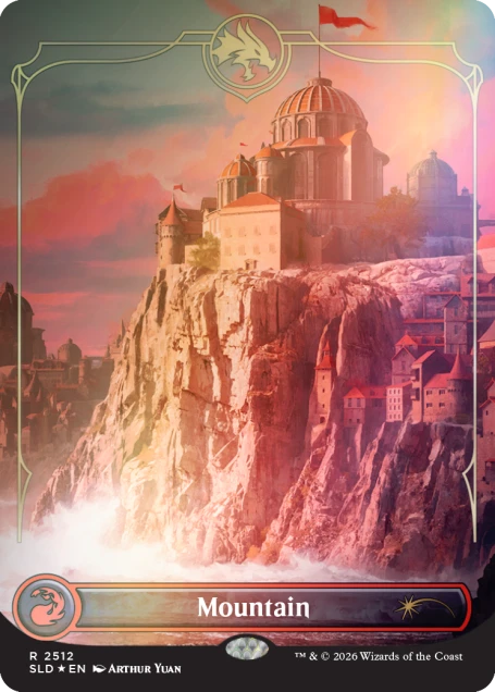 Magic the Gathering - Secret Lair x Dungeon's & Dragon's - Lands of Forgotten Realms (Foil Edition)