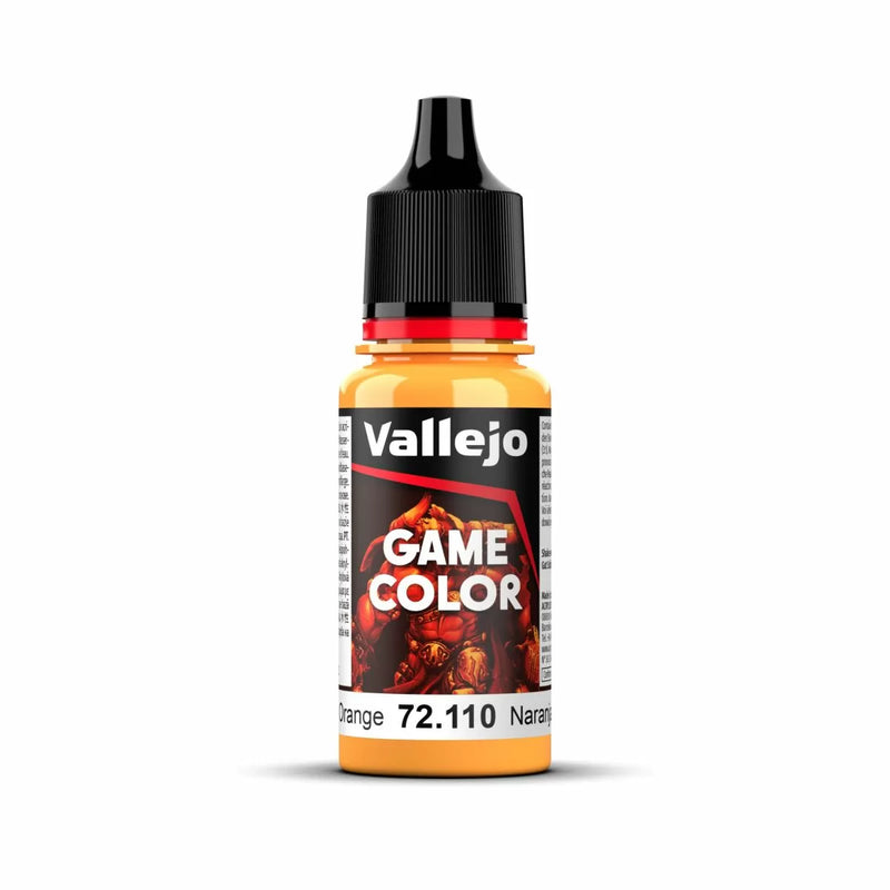 Vallejo - Game Colour - Sunset Orange 18ml Acrylic Paint - New Formulation
