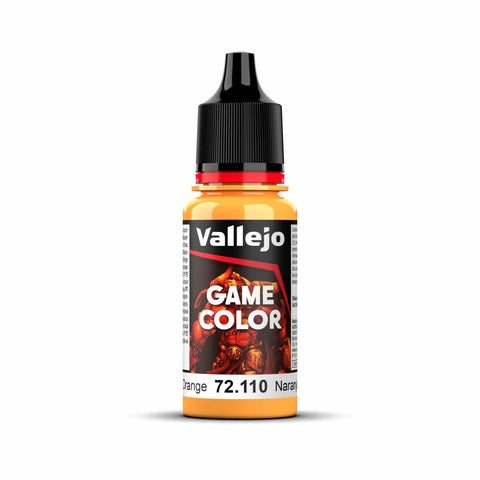 Vallejo - Game Colour - Sunset Orange 18ml Acrylic Paint - New Formulation