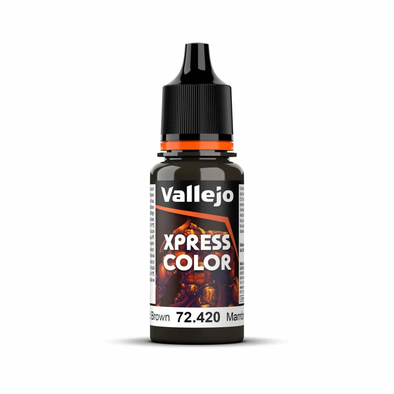 Vallejo - Game Colour Xpress Colour - Wasteland Brown 18ml Acrylic Paint - New Formulation