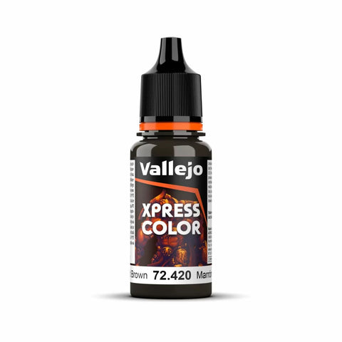 Vallejo - Game Colour Xpress Colour - Wasteland Brown 18ml Acrylic Paint - New Formulation