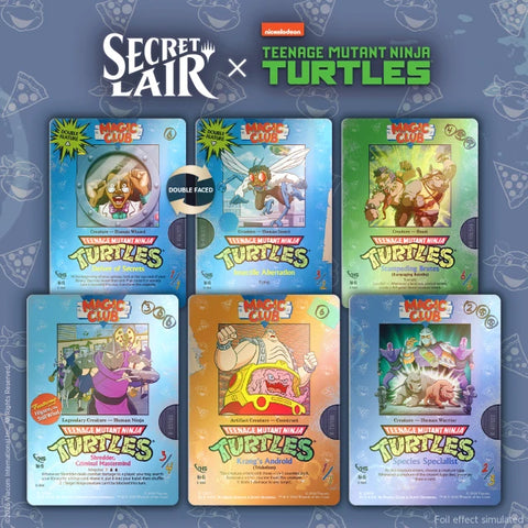 Magic the Gathering - Secret Lair x Teenage Mutant Ninja Turtles - VHS Villains (Foil Edition)