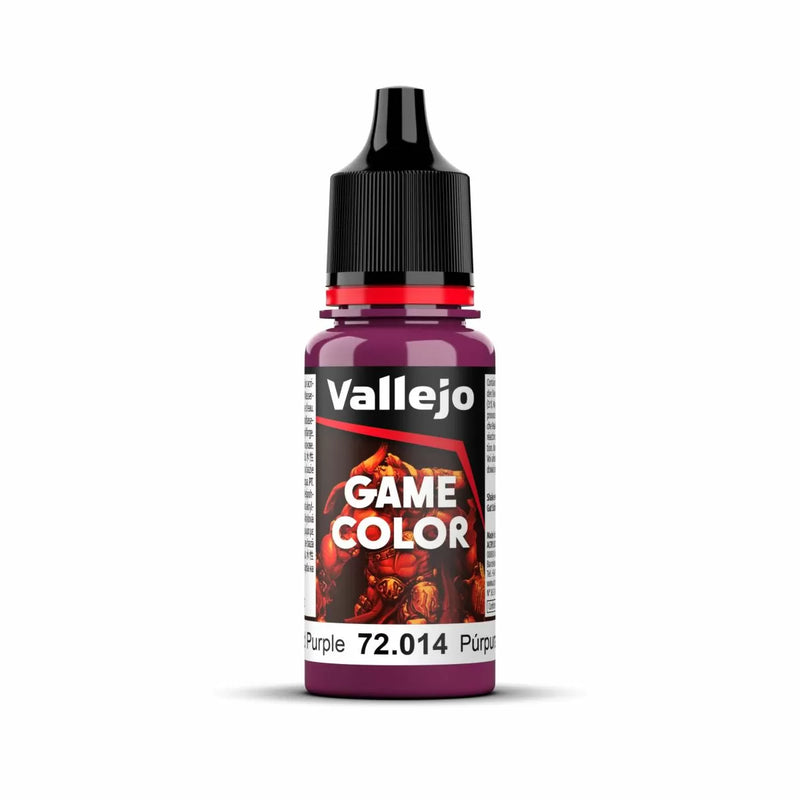Vallejo - Game Colour - Warlord Purple 18ml Acrylic Paint - New Formulation