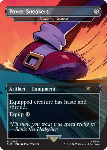 Magic the Gathering - Secret Lair - Sonic - Turbo Gear