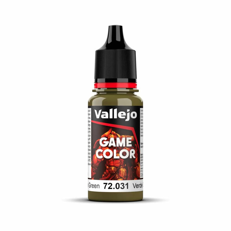 Vallejo - Game Colour - Camouflage Green 18ml Acrylic Paint - New Formulation